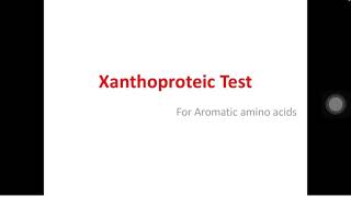 Xanthoproteic Test Biochemistry Practical Test for Proteins 1st year MBBSBDS [upl. by Leizar]