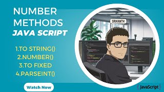 What are Javascript Number Methods  TELUGU [upl. by Idoux]