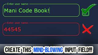 Input field that will blow your mind Create this using Html and Pure CSS only [upl. by Urquhart]