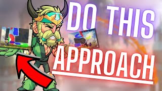 The Perfect Approaches for Baiting Attacking and Pressuring in Brawlhalla — Step by Step Guide [upl. by Ynatsed]