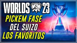 Worlds 2023 PICKEMS FASE del SUIZO  League of Legends [upl. by Azilem125]