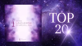 MISS UNIVERSE STARDOLL 2024 TOP 20 ANNOUNCEMENT [upl. by Cheng]