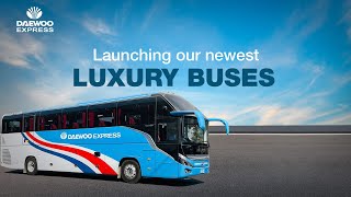 Daewoo Express introduces brand new luxury buses [upl. by Ahsiakal484]