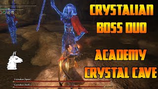 Lets Play Elden Ring 81 Academy Crystal Cave Crystalian Boss Duo [upl. by Augusta772]