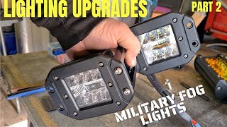 led fog light upgrade  selfbuild campervan crafter sprinter 64  the crafty blinders [upl. by Vil]