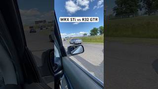 R32 GTR vs WRX STi r32gtr subaruwrx wrxsti wrx gtr nissanskyline rb26 turbo jdm jdmcars [upl. by Eitten743]