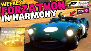 Forza horizon 5NEW Weekly FORZATHON challenges IN HARMONYForzathon shop and playlist rewards [upl. by Elvira]