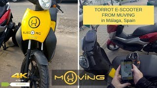 EScooter Sharing with Muving in Málaga  VLOG090 4K [upl. by Yatnod]