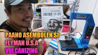 PAANO E ASSEMBLE ANG FLYMAN USA VULCANIZING MACHINE [upl. by Aihsyn104]