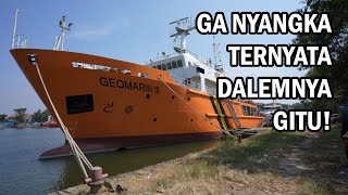 Review Kapal Geomarin III Kapal Riset Kementerian ESDM VLOG 006 [upl. by Christabelle]