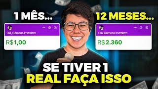 COMO FAZER 1 REAL VIRAR 2360 REAIS EM 1 ANO [upl. by Selhorst]