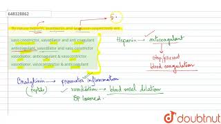 By nature heparin bradykinin and seratonin respectively are  11  STRUCTURAL ORGANISATION IN [upl. by Ellek]