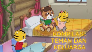 Kompilasi Teman Dan Keluarga  Kartun Anak Bahasa Indonesia  Shimajiro Indonesia [upl. by Atnahs332]