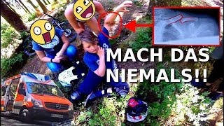 MTB Unfall  ERSTHELFER macht alles FALSCH [upl. by Anjela113]