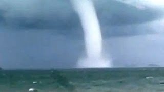 Rare waterspout off Australia [upl. by Rolat718]