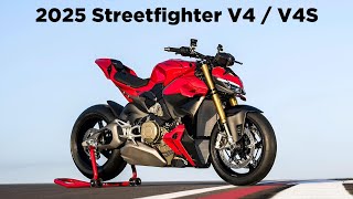 New 2025 Ducati Streetfighter V4 and V4 S officially revealed First Look and Details [upl. by Anirak]