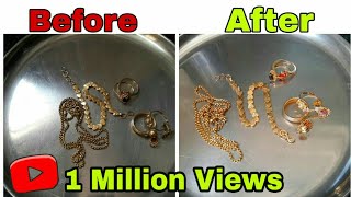 How to clean gold jewellery at home [upl. by Etnuahc355]