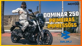 Dominar 250 é boa Nova Bajaj contra Twister e FZ25 [upl. by Anavahs]