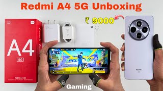 Redmi A4 5G unboxing and gaming test  120Hz Refresh Rate Snapdragon® 4s Gen 2 Processor [upl. by Svetlana]