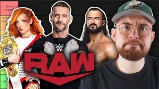 Ranking EVERY RAW SUPERSTAR after the 2024 WWE Draft  TIER LIST [upl. by Osborne279]