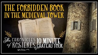 The Forbidden Book in the Medieval Tower Chateau Tour 1 [upl. by Terrene]