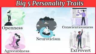 The Five factor Theory of Personality hindi  Big Five Personality Traits hindi  OCEAN Personality [upl. by Hanimay]