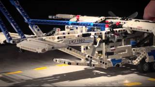 Cargo Plane  LEGO Technic  Designer Video 42025 [upl. by Ahset]