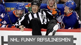 NHL Funny RefsLinesmen [upl. by Bendix]