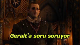 Witcher 3  Morvran Voorhis Geralta Sorular Soruyor [upl. by Annwahsal]