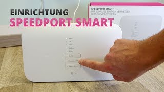 Unboxing  Neuer Telekom Router Speedport Smart 4 plus mit Glasfaseranschluss [upl. by Nairadas]