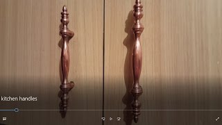 Easy way to clean kitchen cabinet door handles [upl. by Lleihsad]