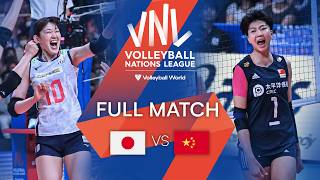 🇯🇵 JPN vs 🇨🇳 CHN  Full Match  VNL 2022 [upl. by Nolaj]