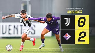 HIGHLIGHTS Primavera 1  Juventus 02 Fiorentina [upl. by Ahseinat]