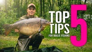 TOP 5 TIPS FOR BOILIE FISHING Carp fishing bait tips with Adam Reed Mainline Baits Carp Fishing TV [upl. by Latsyrk161]