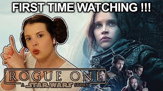 Rogue One A Star Wars Story 2016  Girls First Time Watching Reaction Leah Cosplay [upl. by Elvin]