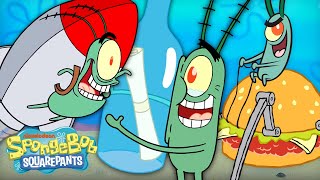 Planktons Ultimate Schemes to Steal the Krabby Patty Formula 😈  40 Minute Compilation  SpongeBob [upl. by Fabi]