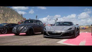 Forza Horizon 5  All Drag Races with Rimac Nevera amp Lotus Evija [upl. by Aisital943]