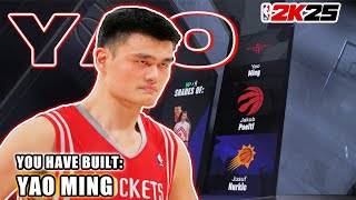 Best YAO MING Build in NBA 2K25 [upl. by Amyaj368]