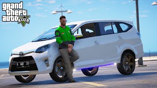 GOCAR TOYOTA CALYA MODE BARBAR  GTA 5 Mod Indonesia [upl. by Solenne]