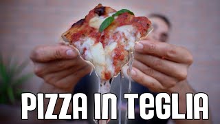 PIZZA IN TEGLIA🍕  in 4 ORE con una PLANETARIA CLASSICA e nel FORNO DI CASA [upl. by Zinck]