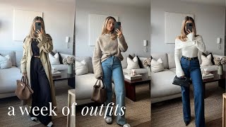 WHAT I WORE IN A WEEK amp HOW I PUT OUTFITS TOGETHER [upl. by Agrippina]