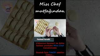 Vareniki Rus Mutfağı  Patatesli Mantı Tarifi  Miss Chef shorts [upl. by Ytsirc]