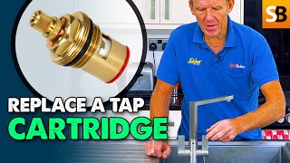 How to Replace a Ceramic Cartridge 💧 Dripping Tap Fix [upl. by Akeryt]