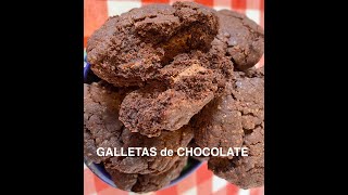 GALLETAS de CHOCOLATE [upl. by Yanel]