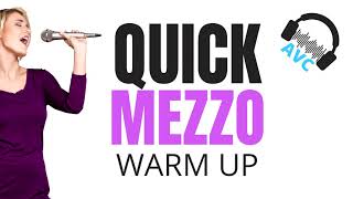 6 vocal exercises for Mezzosoprano  Every day voice warm up [upl. by Sisile]