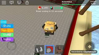 Roblox Weight Lifting Simulator 3kodlarihizli kasilma buguTurkce [upl. by Sigrid977]