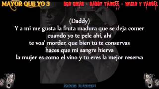 Mayor Que Yo 3 Letra  Don Omar Ft Daddy Yankee Wisin y Yandel [upl. by Chaffinch]