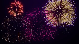 Free Fireworks Background Loop for New Years 4th of July [upl. by Anahsar]