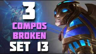 3 COMPOS BROKEN POUR RUSH LE LADDER  SET 13 TFT FR [upl. by Ynatterb]