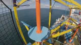 Norwegian Breakaway Ropes Course The Plank part 2 [upl. by Jerz273]